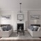 Ekena Millwork Valeriano Ceiling Medallion (Fits Canopies up to 6 1/4"), 12 1/8"OD x 3 5/8"ID x 3/4"P, Cloud Burst CM12VACBF - alternate 2